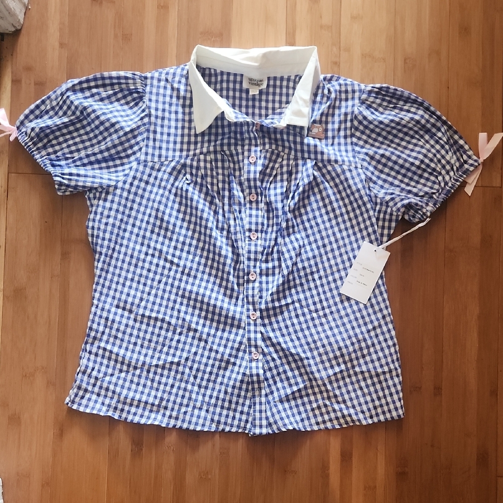 Blue Checkered Kids Shirt